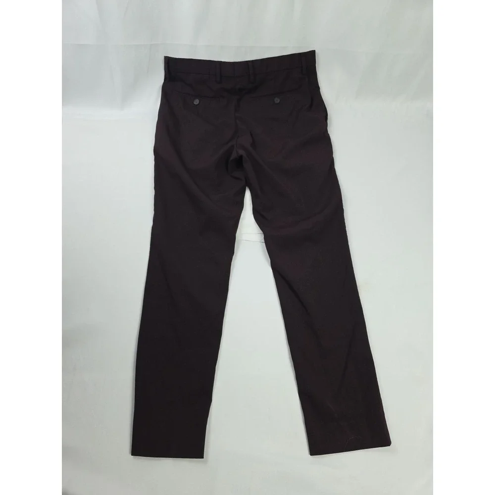 Banana Republic Pants Dress Pants Mens 31x29 Maroon Extra Slim Stretch Act:31x29